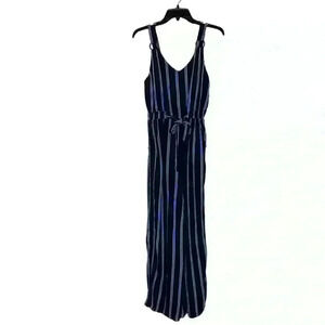 Derek Heart Striped Romper Size M